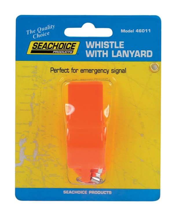 Seachoice Plastic Whistle 1 Pk