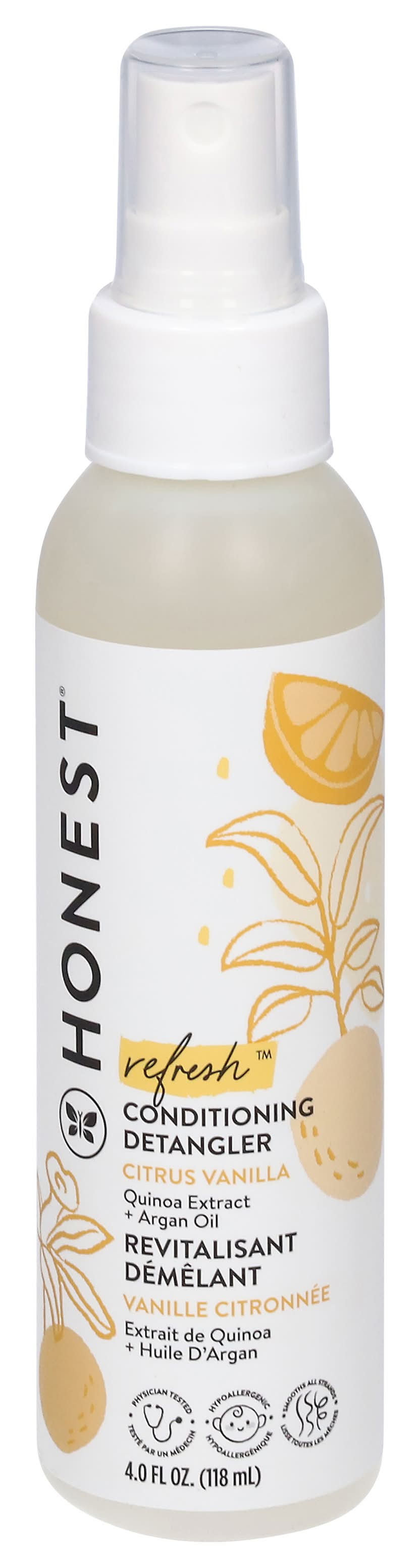 The Honest Company Sweet Orange Vanilla Conditioning Detangler (4 fl oz)