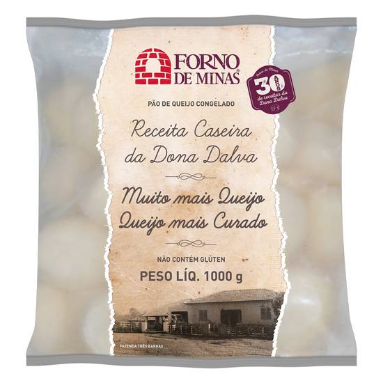 Forno de minas pão de queijo edição especial congelado (1000 g)