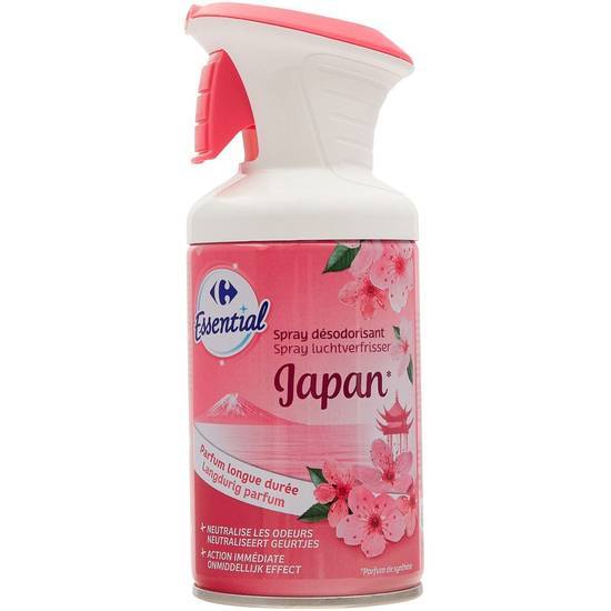 Carrefour Essential - Désodorisant spray l'aérosol japan