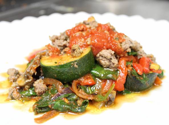 Keto Ground Beef Stir Fry