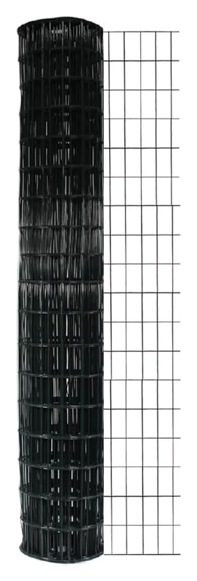 GARDEN CRAFT 50-ft x 6-ft Black PVC coated steel Welded Wire Rolled Fencing 2-in x 3-in - Mesh Size