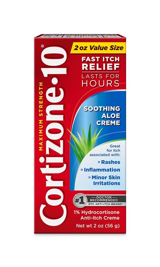 Cortizone 10 Maximum Strength Anti-Itch Creme, 2 OZ