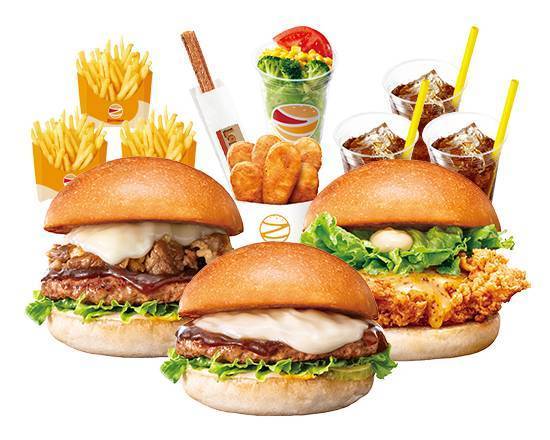 【選べるデリシェアセット】　3人前 Delivery Limited Set for Three