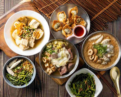 寧夏夜市 里長伯麻辣臭豆腐鴨血蚵仔麵線