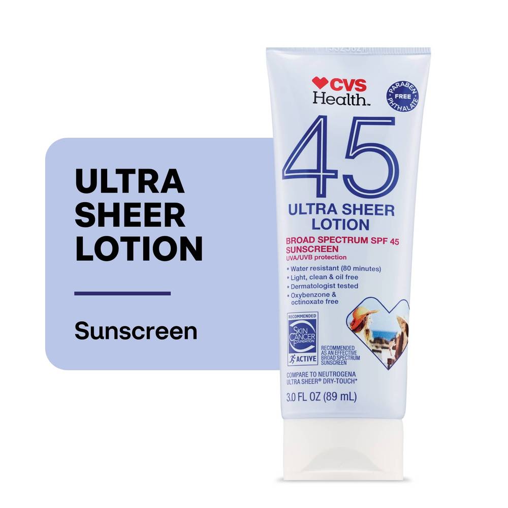 CVS Ultra Sheer Broad Spectrum Sunscreen Lotion