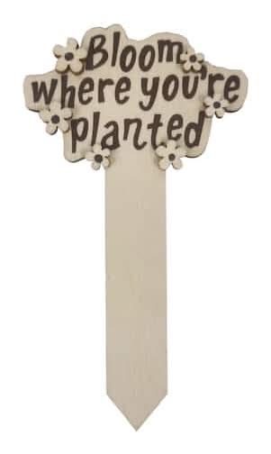 Bloom Where You'Re Planted Garden Stake By Creatology