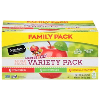 Signature Select Apple Sauce Pouch Family (variety)