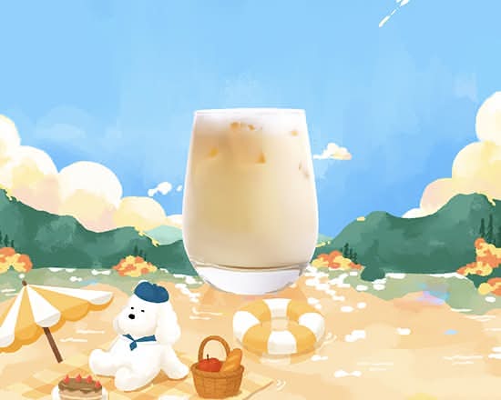 春芽奶茶 Green Milk Tea