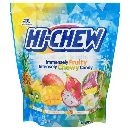 Hi-Chew Tropical Mix Immensely Fruity Intensely Chewy Candy