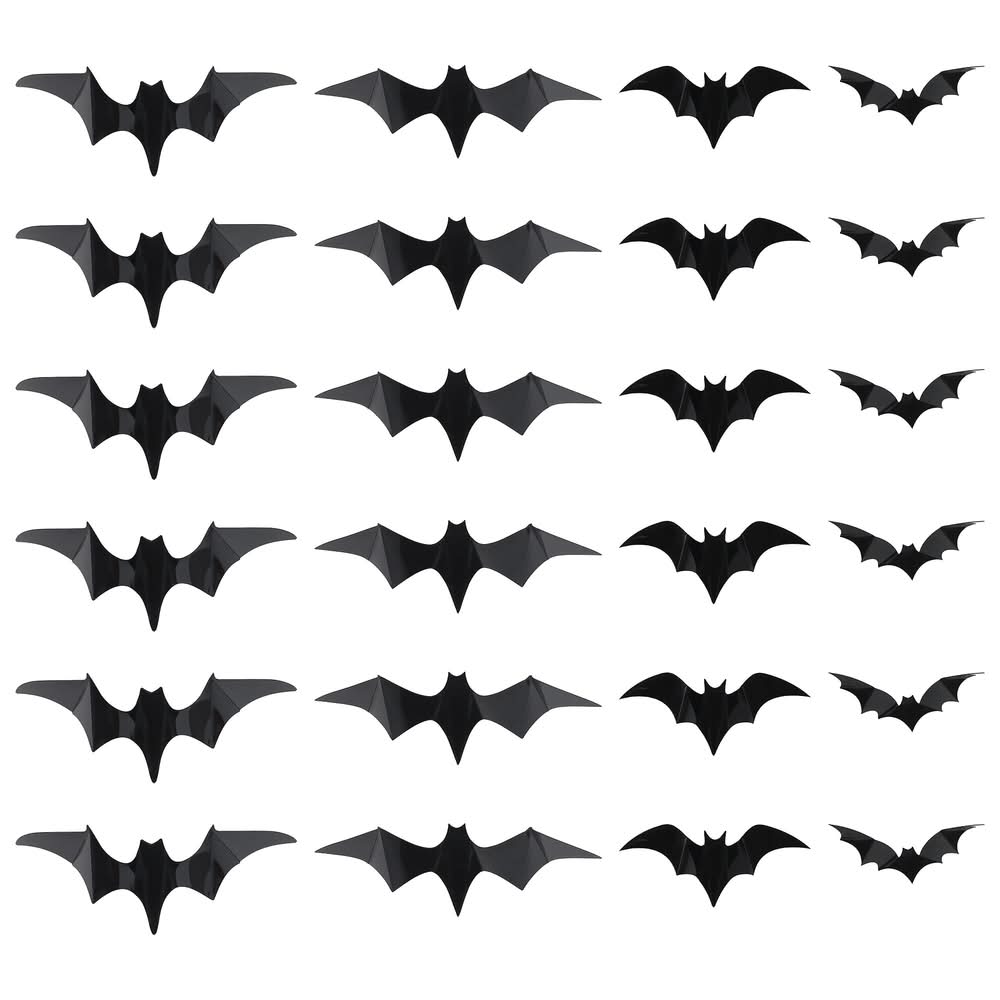 Haunted Living 24-Pack Bats Halloween Decoration
