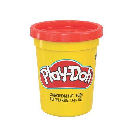 Play-Doh, pot individuel de pâte à modeler rouge de 112g