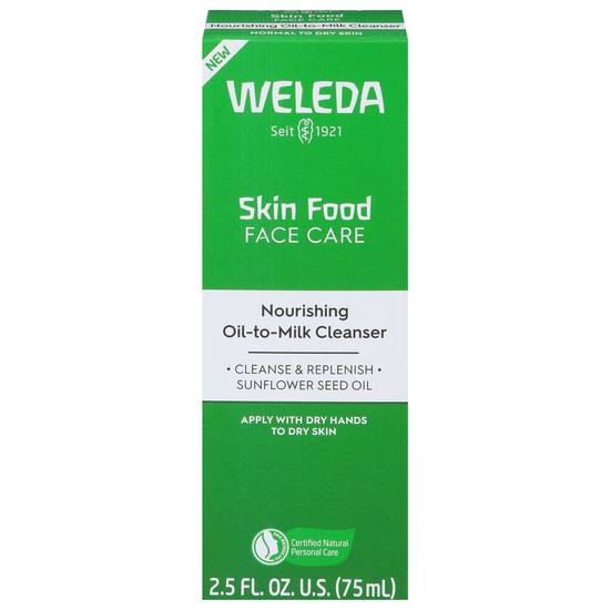 Weleda Skin Food Face Care Nourishing Oil To Milk Cleanser