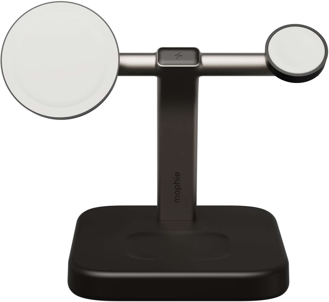 mophie - Qi2 3-in-1 Charging stand - Black