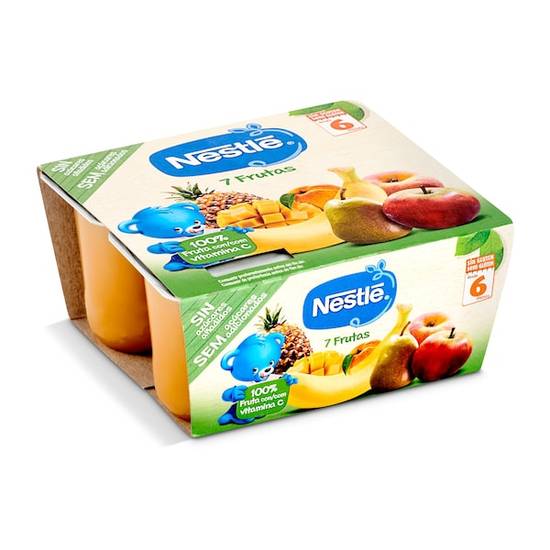 Preparado de 7 frutas sin gluten Nestlé pack 4 x 100 g