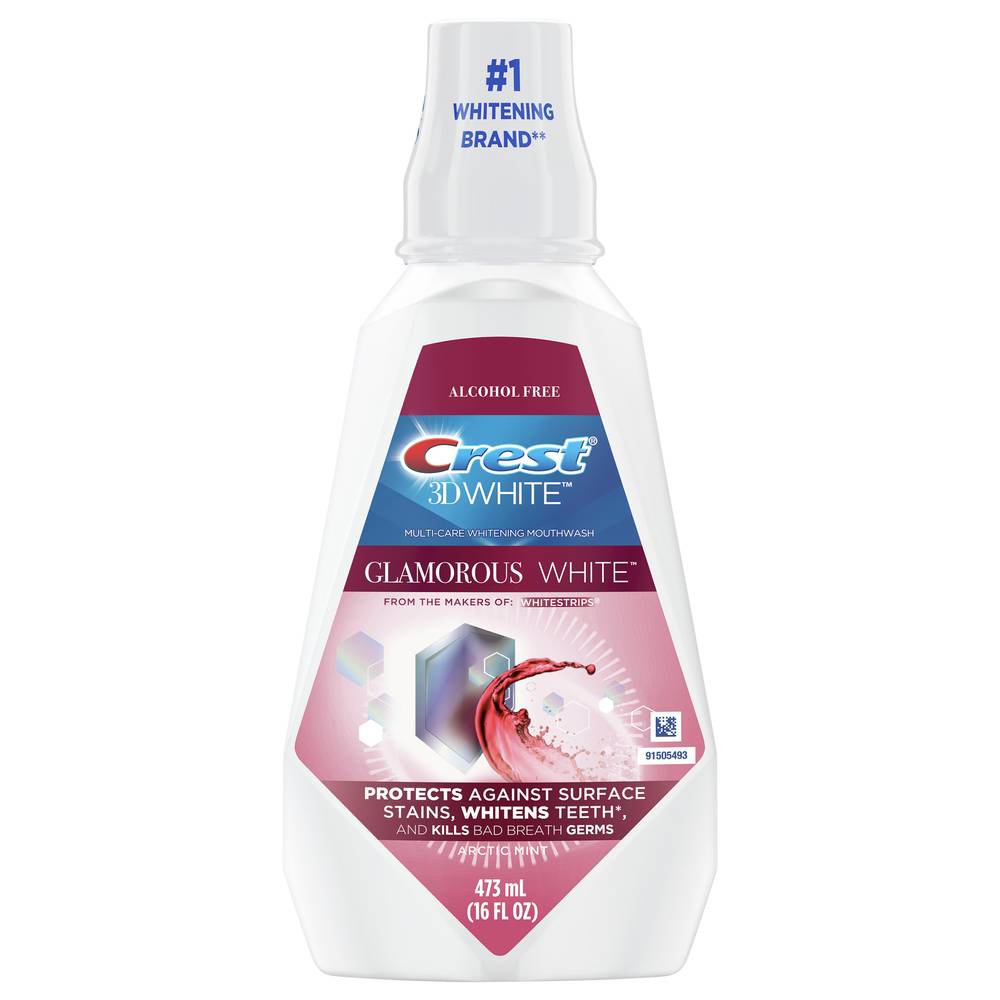 Crest Mouthwash Whitening Multicare Glamorous White Fresh Mint