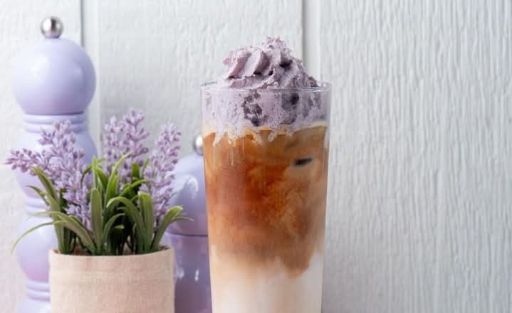 Lavender Over Ice Latte