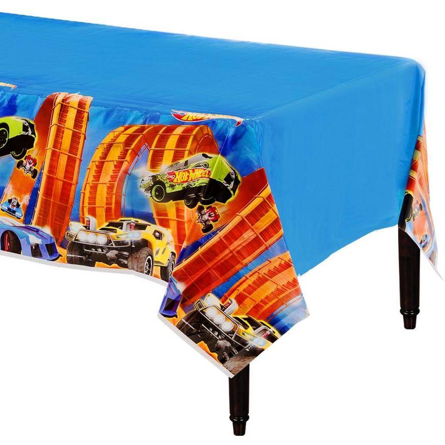 Party City Hot Wheels Table Cover (54 in x 96 in)