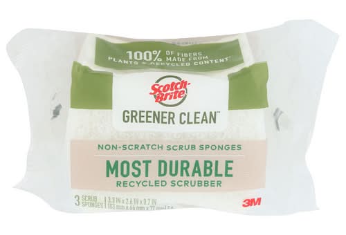 Scotch Brite Greener Clean Non-Scratch Scrub Sponges