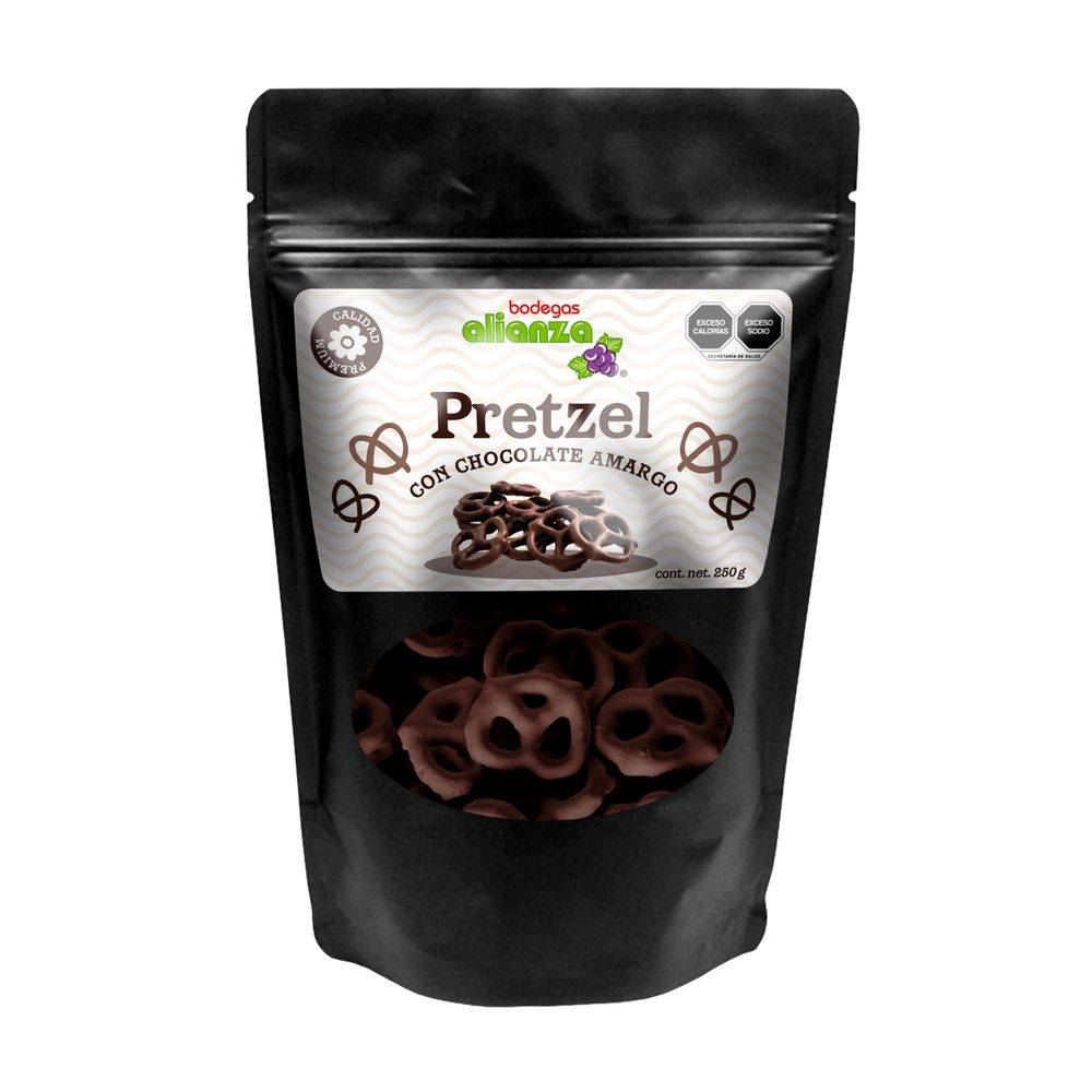 Bodegas Alianza · Pretzel con chocolate amargo (250 g)