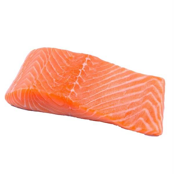 Frozen Pink Salmon, Skinless, Boneless, 4 oz portions - 10 lbs (1 Unit per Case)