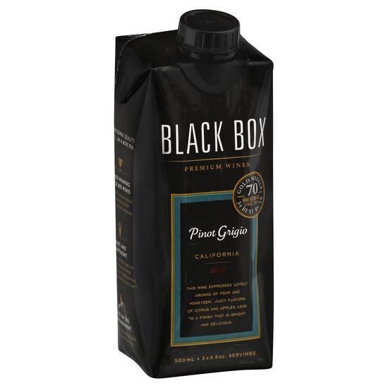 Black Box California Pinot Grigio Wine 2019 (500 ml)