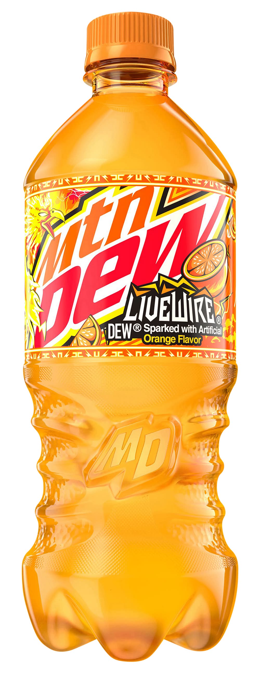 Mountain Dew Live Wire Sparked Soda, Orange (20 fl oz)