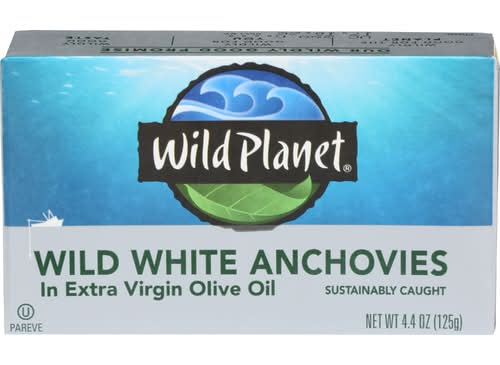 Wild Planet Wild White Anchovies In Extra Virgin Olive Oil