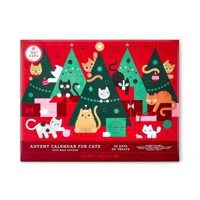 25 Day Advent Calendar Chicken Flavor Cat Treat - Wondershop™ 4.3oz