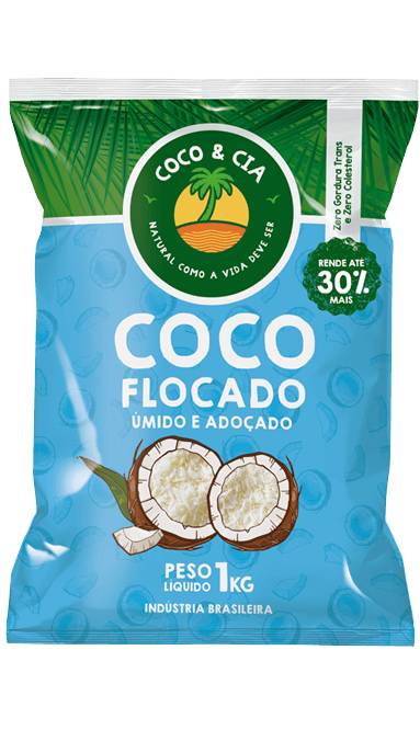 Coco & cia coco em flocos (1kg)