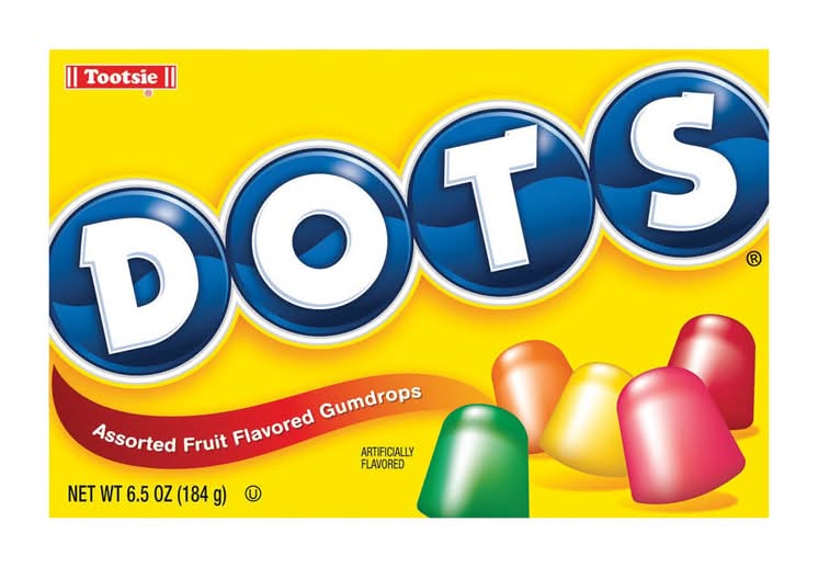Dots Assorted Fruit Gumdrops 6.5 Oz