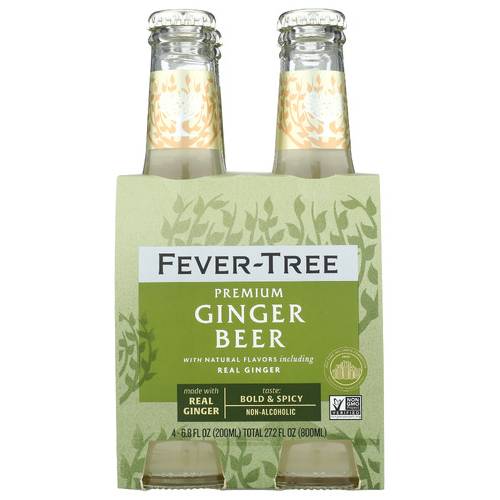 Fever Tree Ginger Beer 4 Pack Bottles