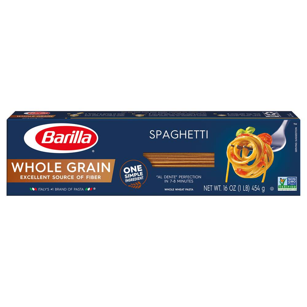 Barilla Whole Grain Spaghetti Pasta