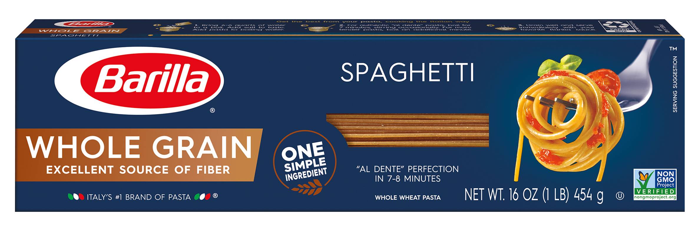 Barilla Whole Grain Spaghetti Pasta (16 oz)