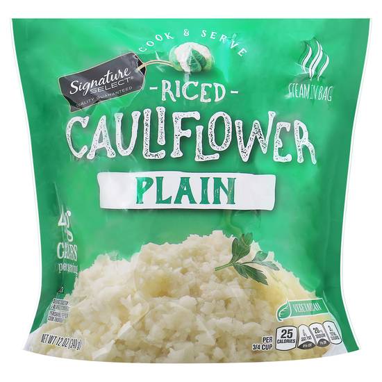 Signature Select Plain Riced Cauliflower