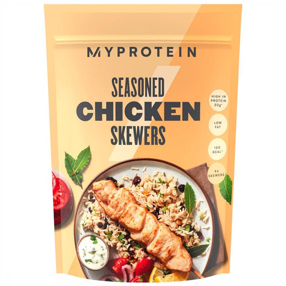 Myprotein 4pk Seasoned Chicken Skewers 520g