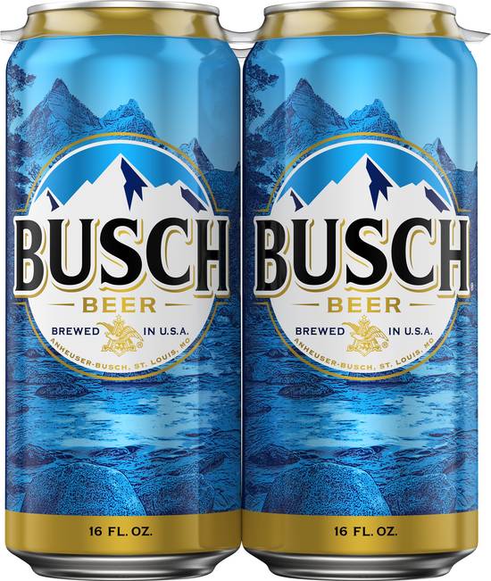 Busch Beer (4 pack, 16 fl oz)
