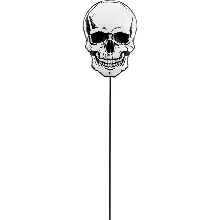 Skull Halloween Yard Stake