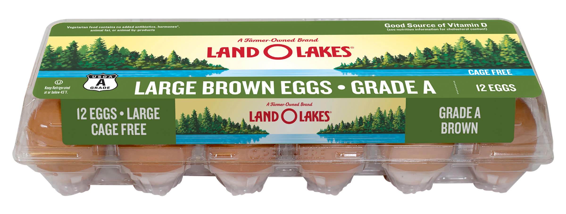 Land O'Lakes Large Cage Free Brown Eggs (12 ct)