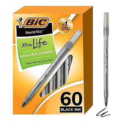 Bic Round Stic Xtra-Life Ballpoint Pen