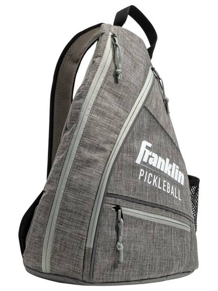 Franklin Sports Sling Pickleball Bag, Black-Charcoal
