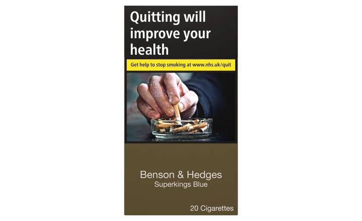 B&H Benson & Hedges SK Super Kings Blue 20's Cigarettes (397810)