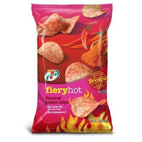 7-Select Fiery Hot Flavored Potato Chips