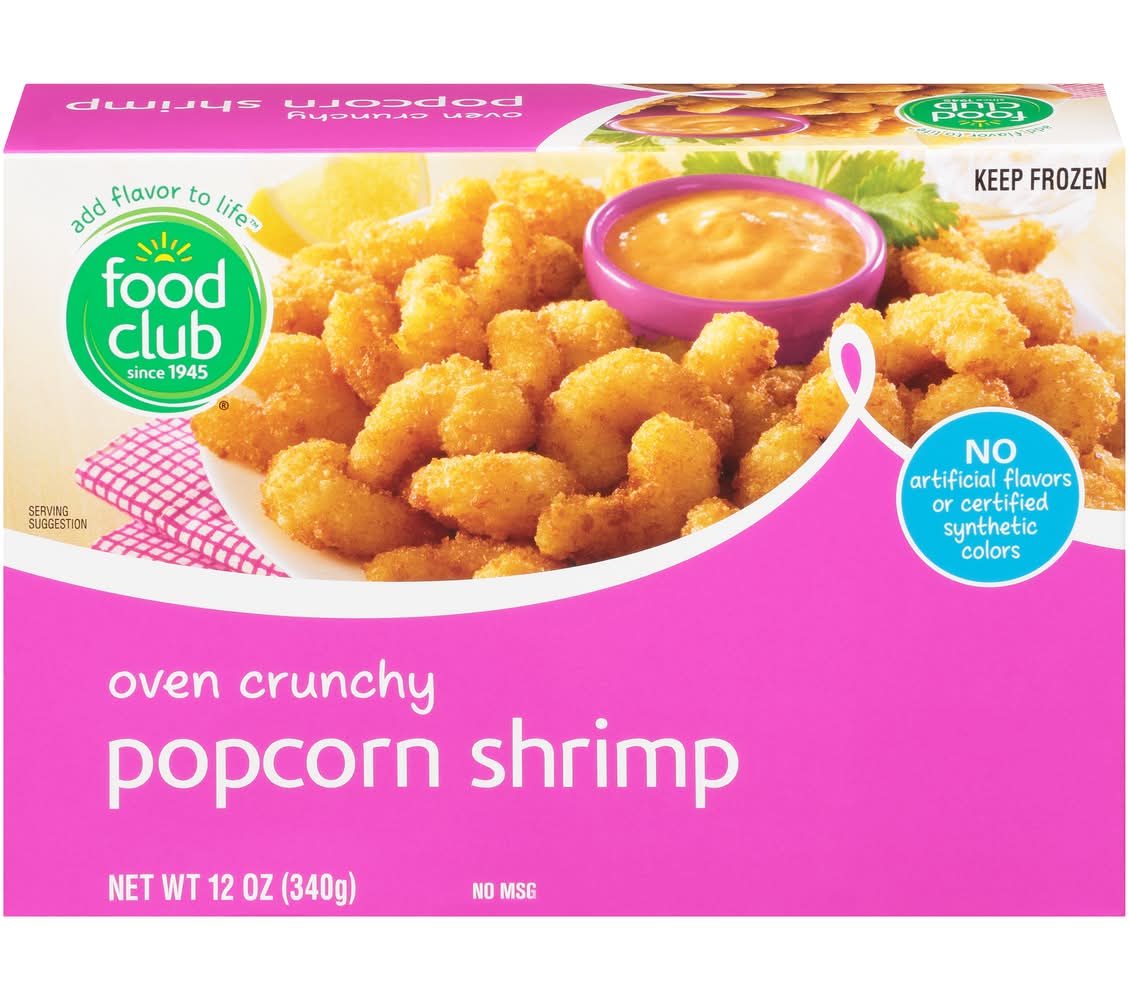 Food Club Oven Crunchy Popcorn Shrimp (12 oz)