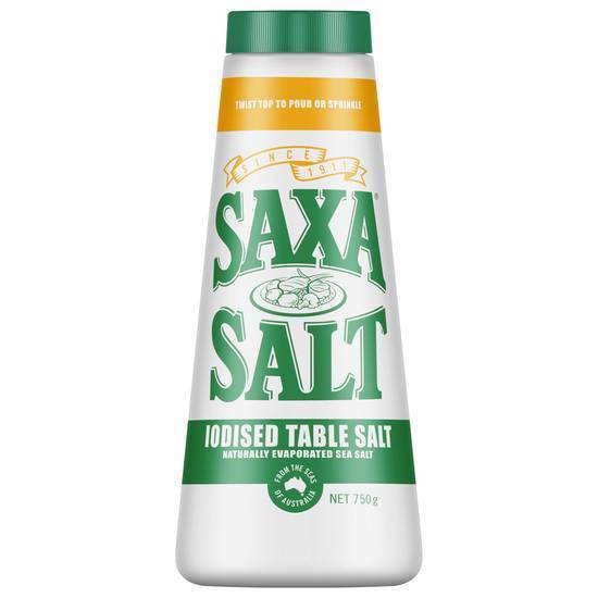Saxa Iodised Table Salt Shaker 750g
