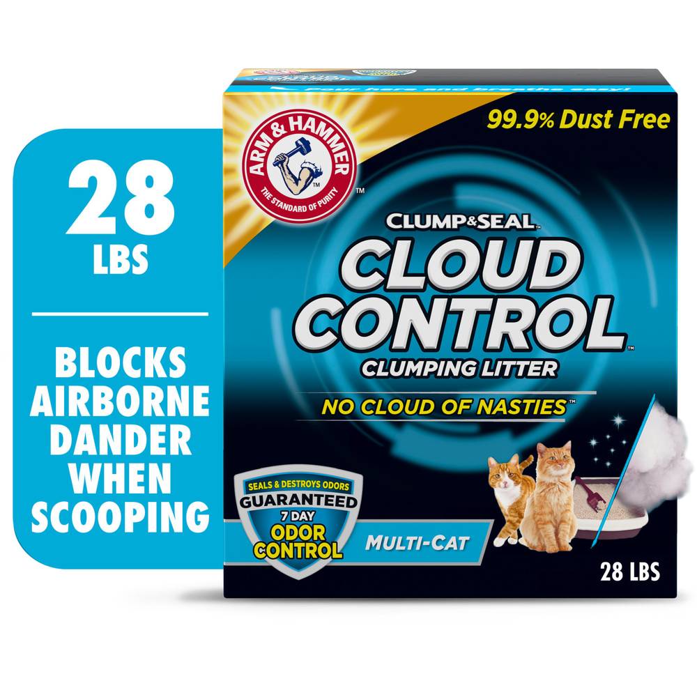 Arm & Hammer Clump and Seal Cloud Control Clumping Cat Litter (28 lbs)