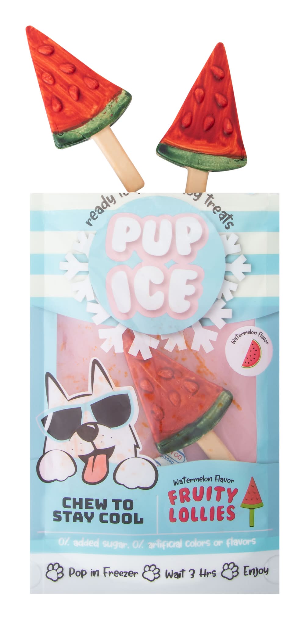 Pup Ice Fruity Lollies 3-Pack