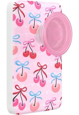 PopSockets Magsafe Powerpack Powerbank 5000 Mah, Cherry Bows