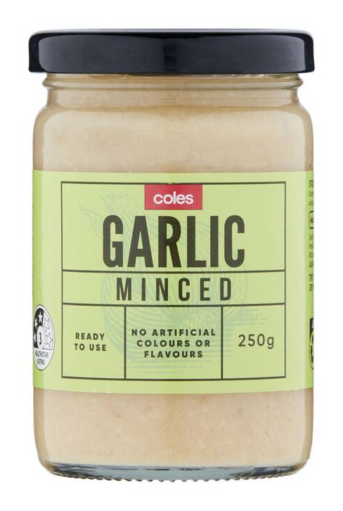 Coles Minced Garlic (250g)