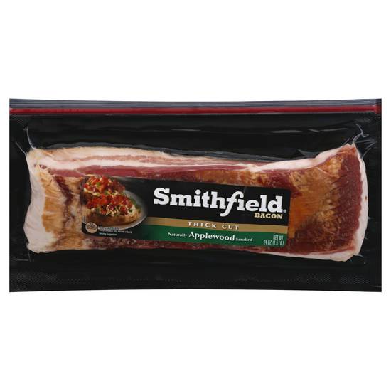 Smithfield Thick Cut Naturally Applewood Smoked Bacon